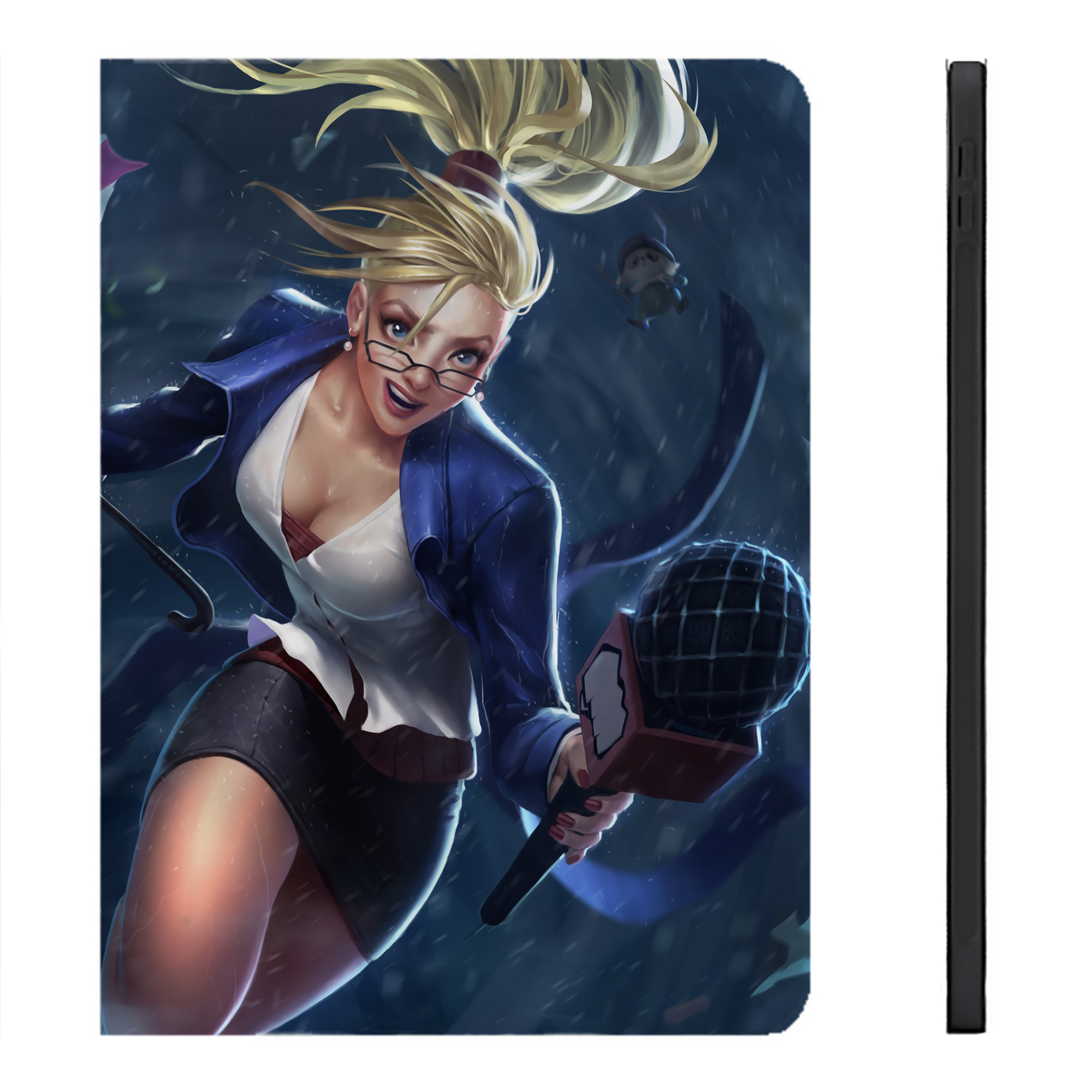 （画像用） リーグ・オブ・レジェンド League of Legends LOL IPadケース ペンホルダー付き ブックスタイルデザイン